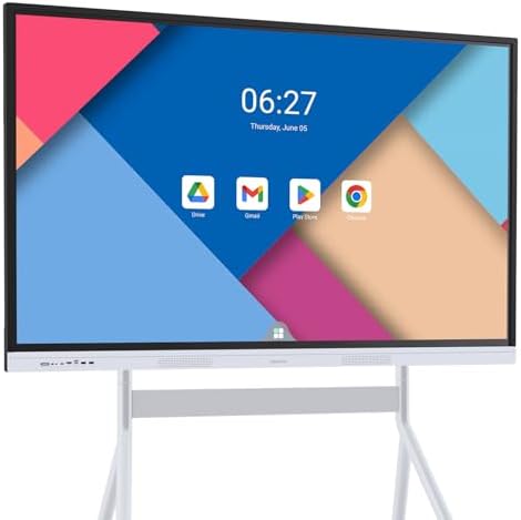 55 Inch 4K Smart Board, Google EDLA-Certified Interactive Whiteboard by NEWORK