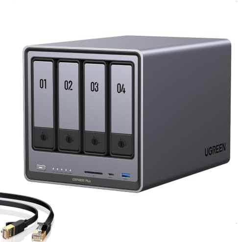 UGREEN DXP4800 Plus 4-Bay NAS for Families, Creators & Small Teams by UGREEN