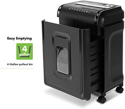 Aurora AU1260XA Anti-Jam 12-Sheet Crosscut Paper and CD/Credit Card Shredder - Image 4