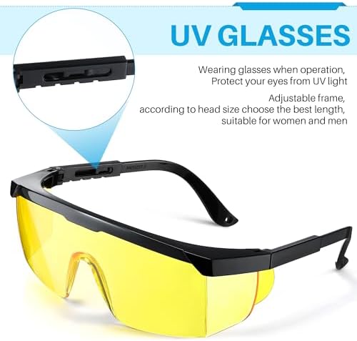 Qualirey 36 Watts UVC Ozone Light with Remote Control and UV Glasses - Image 6