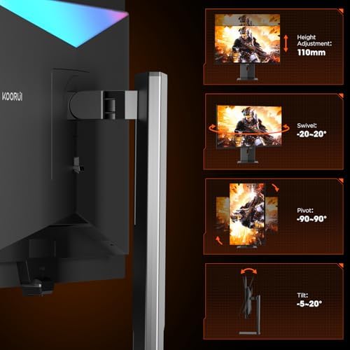 KOORUI 32 inch 4K OLED Gaming Monitor, UHD 240Hz 0.03ms, HDR True Black 400 - Image 6