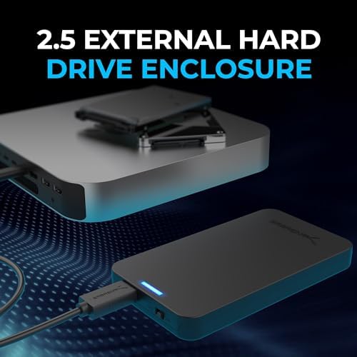 SABRENT 2.5in SATA to USB 3.0 Tool-Free SSD/HDD Enclosure (EC-UASP) - Image 2
