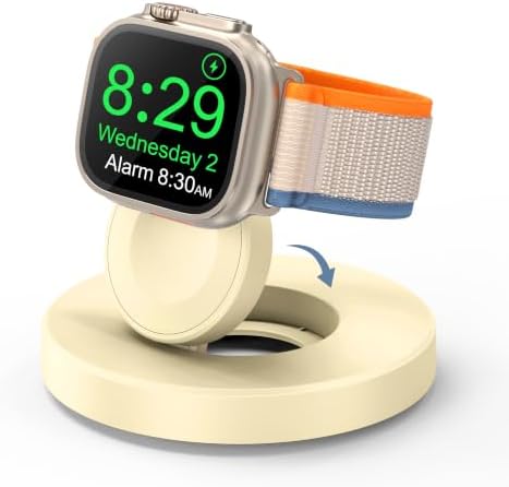 Upgraded for Apple Watch Charger, Foldable Travel Fast Charging Dock by ZAPOGO