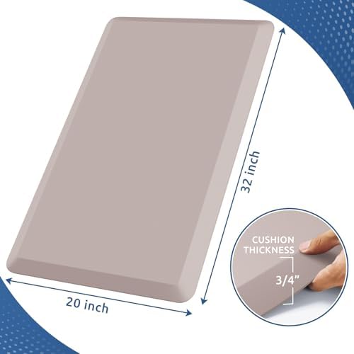 KitchenClouds 0.8" Thick Kitchen Floor Mat Cushioned Anti Fatigue (32"x20") - Image 2
