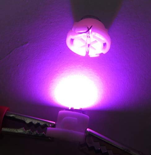 WLJH Pink T3 Neo Wedge LED Bulb Dash Cluster and HVAC Climate Light - Image 5