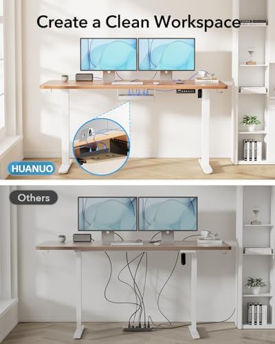 HUANUO Standing Desk Frame with Brushless Motor for Max 75 x 35 inch Tops - Image 6