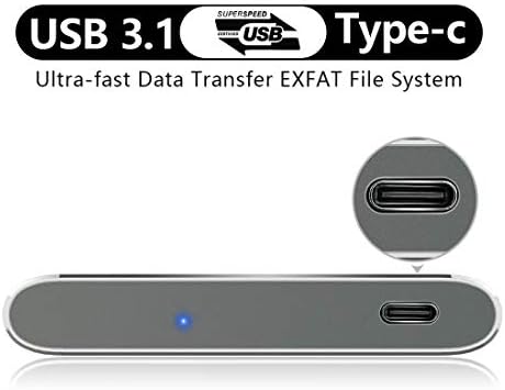 HWAYO 1TB Portable External Hard Drive USB3.1 Type C Ultra Slim 2.5'' HDD - Image 3