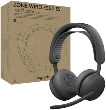 Logitech Zone Wireless 2 ES for Business Headset - Teams - Graphite by Unknown