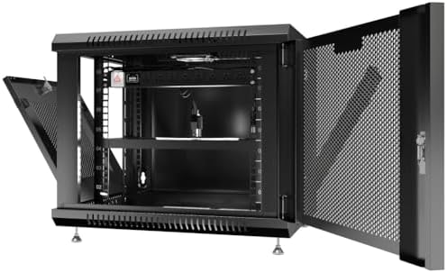 Sysracks 9U Server Rack Cabinet Enclosure | Locking Vented Doors | Network Equipment Rack for Data Centers, IT Rooms, Audio/Video Gear, and Home Offices | for Servers, Routers, Patch Panels - Image 5