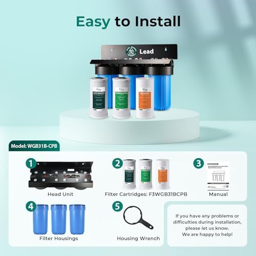 iSpring Lead, Chlorine, Sediments Whole House Water Filter System - Image 6