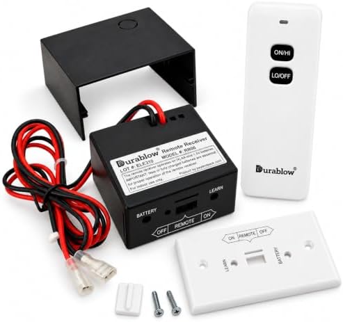 Durablow TS1001 Gas Log/Fireplace On/Off Remote Control Kit for Modulating Variable Flame Servo Motor Gas Valves (Replacement for Sky-MRCK, SR-1001, MRCK) by Durablow