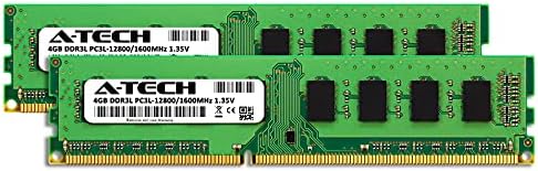A-Tech 8GB Kit (2x4GB) RAM for Dell Inspiron 3250, 3650, 3655, 3656 Desktop | DDR3/DDR3L 1600MHz PC3L-12800 DIMM 1.35V 240-Pin Non-ECC UDIMM Memory Upgrade - Image 3