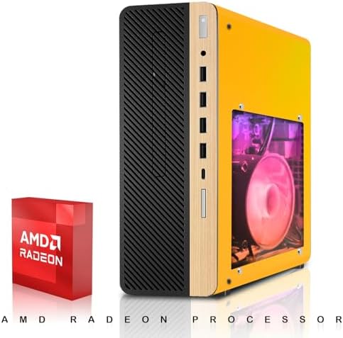 HP Half Light Desktop PC Lambo AMD Ryzen 3 Pro, 16GB RAM, 512GB SSD Win 11 - Image 4