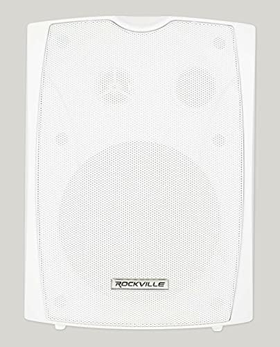 Rockville WET-6W White 6.5" 70V Indoor/Outdoor Wall Speaker, 4-Pack - Image 3