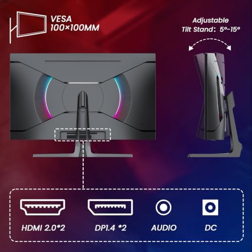 Gawfolk 4K Curved Monitor 32 Inch, 4K 120Hz 1500R Gaming Monitor VA Panel - Image 7