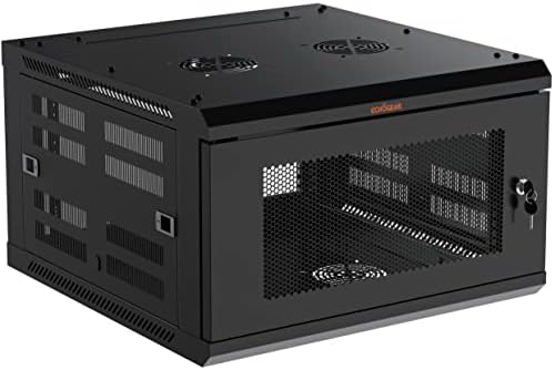 ECHOGEAR 6U Network Rack w/Enclosed Design, Easy Install, 600mm Depth by ECHOGEAR
