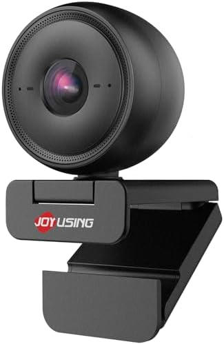 JOYUSING Flip600R 4K Webcam for PC - Ultra 4K HD Webcam with Tripod, PDAF Autofocus, Noise-Cancelling Mics, 79° FOV, Auto Light Correction, Privacy Cover, Streaming Camera for Gaming/Beauty by JOYUSING