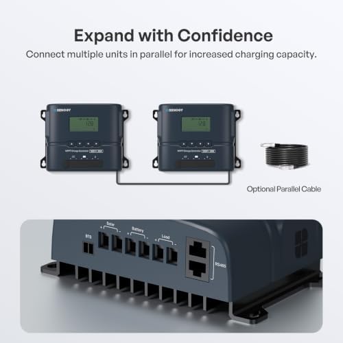 Renogy MPPT Solar Charge Controller with Bluetooth & LCD, 100V 30A 12V/24V - Image 6