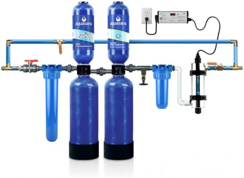 Aquasana Whole House Water Filter System | 1M Gal | UV | WH-1000-CS-UVS-B by Aquasana