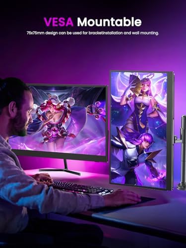 UPERFECT 17.3'' 4K Portable Monitor QLED, 600 Nits 150% sRGB 3840*2160 UHD - Image 6