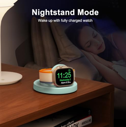 Upgraded for Apple Watch Charger,Portable Magnetic Fast Charging Dock - Image 7