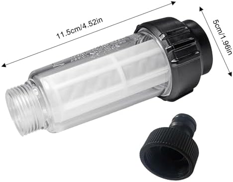 Transparent Washing Machine Filter – ABS 3/4 Inch Detachable Inlet Accessory, Effort-Saving Design For Filtering Sediment And Impurities | Perfect For Laundry Appliances, Home Use, And Replacement - Image 7