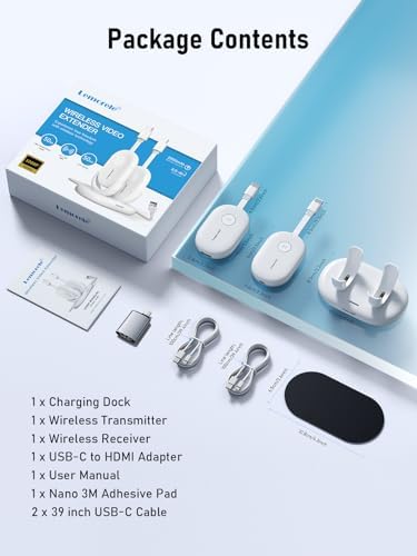 Lemorele G500 8-in-1 Wireless HDMI Conference System with 1 x USB-C Adapter - Image 6