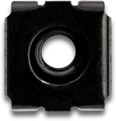 StarTech 50-Pack 10-32 Square Hole Cage Nuts & Tool, Black Steel, 19in, TAA - Image 3