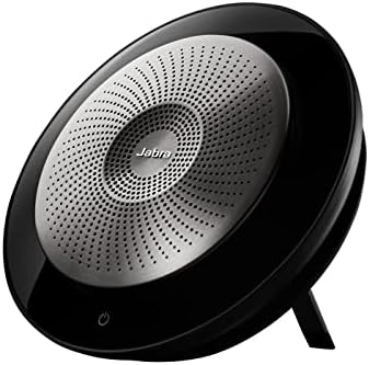 Jabra Speak 710 MS Wireless Bluetooth Speakerphone with Link 370 USB Adapter – Portable Conference Speaker for Holding Meetings Anywhere with Immersive Sound - Certified for Microsoft Teams by Jabra