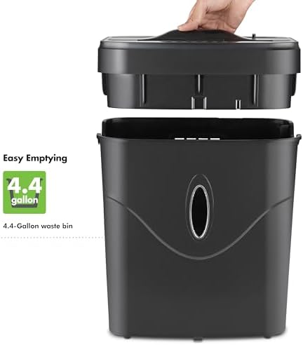 Aurora AU1030XA 10-Sheet Crosscut Paper/Credit Card Shredder with 4.4-Gallon Wastebasket - Image 4