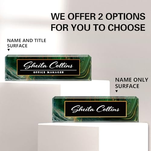 Custom Name Plate for Desk, Employee Appreciation Gifts, Office Decor - Image 2