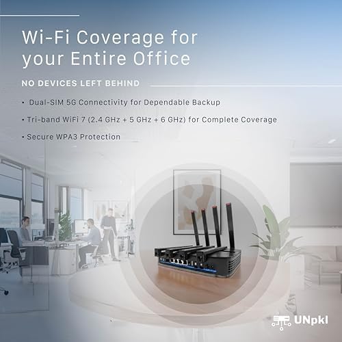 ZBT Z8803BE WiFi 7 Tri-Band Router with 19000Mbps Speed, 10G SFP Port, OpenWRT Support, 1.8GHz Quad-Core Processor for Enterprise Networks - Image 6