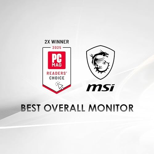 msi PRO MP251 E14L 24.5-inch IPS 1920 x 1080 (FHD) Computer Office Monitor, 144Hz, Free-Sync, HDR Ready, HDMI, VGA Port,VESA Mountable, Tilt, 4-Side Slim Bezel,1ms, Black - Image 2
