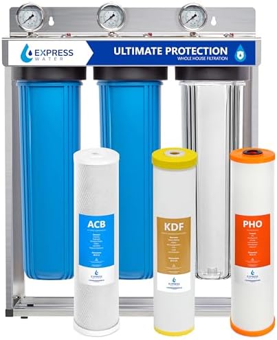 Express Water Whole House Water Filter System, Ultimate Protection, 3-Stage by ExpressWater