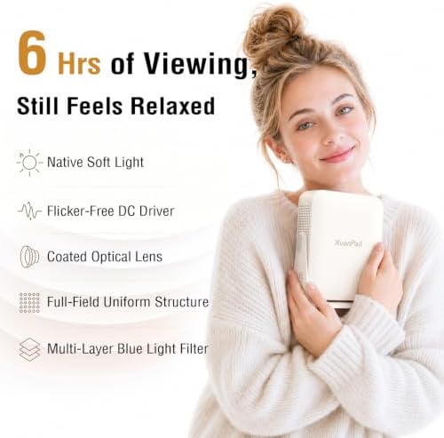 [Officially-Licensed App & Auto Focus]White Smart Mini Projector with WiFi and Bluetooth, XuanPad 4K Support Movie Projector, Portable Native 1080P Outdoor Projector with 360° Stand - Image 3