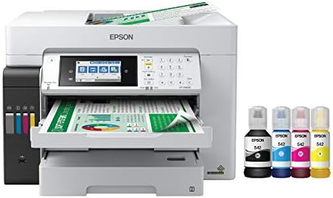 Epson EcoTank Pro ET-16600 Wireless Wide-format Color All-in-One Supertank Printer with Scanner, Copier, Fax and Ethernet. Full 1-Year Limited Warranty (Renewed Premium) by Amazon+Renewed