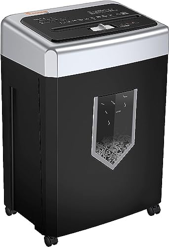 Bonsaii 15-Sheet Cross-Cut 40-Min Heavy Duty Paper Shredder for Home Office by bonsaii