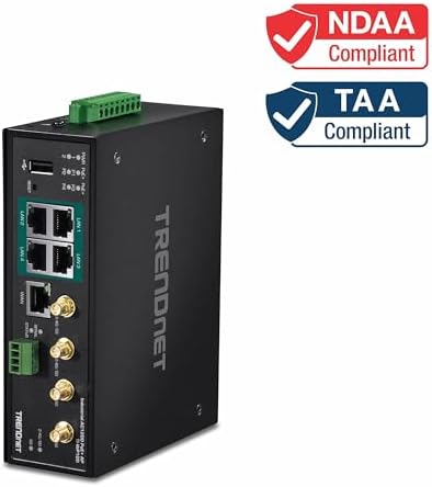 TRENDnet Industrial AC1200 Wireless Gigabit PoE+ Router, TI-WP100 - Image 3