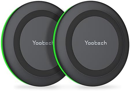 Yootech [2 Pack] Wireless Charger,10W Max Wireless Charging Pad by yootech