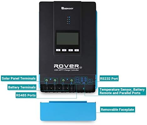 Renogy Rover MPPT Solar Charge Controller 100A 12/24/36/48V for Solar Panel - Image 3