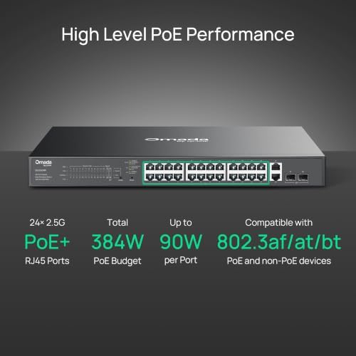 Omada ES228GMP, 24 Port Gigabit Easy Managed PoE Switch - Image 3