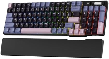 RK ROYAL KLUDGE RK96 RGB Wireless Mechanical Gaming Keyboard w/Wrist Rest by RKROYALKLUDGE