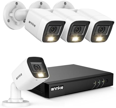 ANNKE 8CH 3K Lite 2MP Wired Security Camera System, No Hard Drive Disk by ANNKE