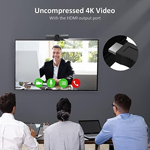 NexiGo Iris, 4K AI Webcam with 1/1.8" Sony_Sensor, Onboard Flash Memory, HDR, PiP, DSLR-Style Control, Auto Framing/Tracking with Flexible FOV, Noise-Canceling Mics, for Zoom/Teams/OBS and More - Image 6