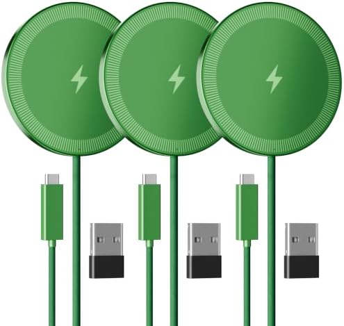 15W Wireless Charger for Apple MagSafe Charger, Magnetic Fast Charging Pad by SMILESTATION