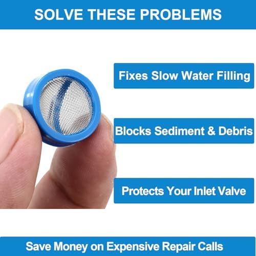 10-Pack Washing Machine Hose Filter Screens for Clogged Inlets - Image 4