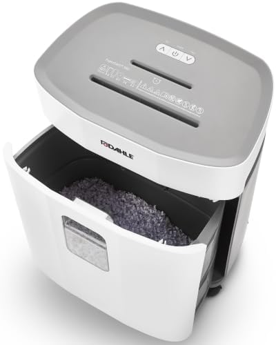 Dahle PaperSAFE PS 380 Paper Shredder, Oil Free, Jam Protection, Security Level P-4, 15 Sheet Max, Shreds CDs, Staples, Paper Clips & Credit Cards - Image 2