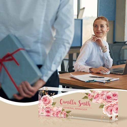Ship Next Day Desk Name Plate Personalized, Custom Name Plate for Desk - Image 6