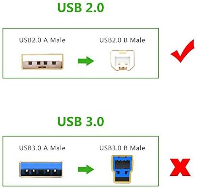 6ft USB 2.0 PC Data Cable Cord Replacement for Avision AV1860 AV1880 AV5400 AV175+ AV188 AD240 AV320E2+ AV1760 AV5200 Desktop Document Receipt Sheetfed Scanner - Image 4