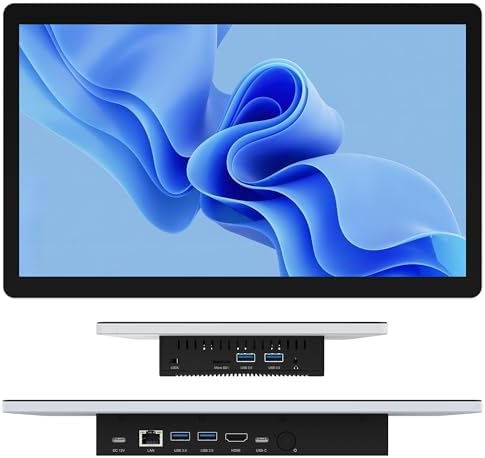 All-in-One Industrial 13.3 Inch Touchscreen Panel PC, Celeron N5095 FHD IPS Display Win11 Pro, 8GB RAM, 128GB Storage, 4X USB 3.0, 2X RS232, Gigabit LAN, HDMI and Type-C - Image 6